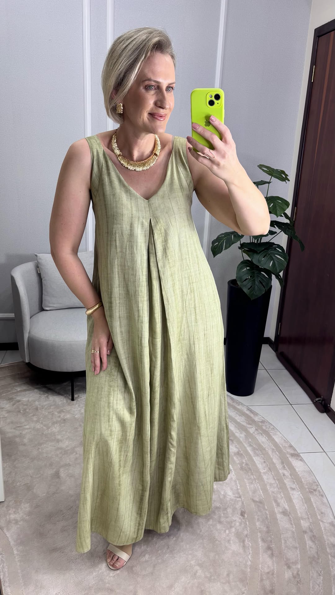 Vestidos Larissa - Linho c/ Viscose