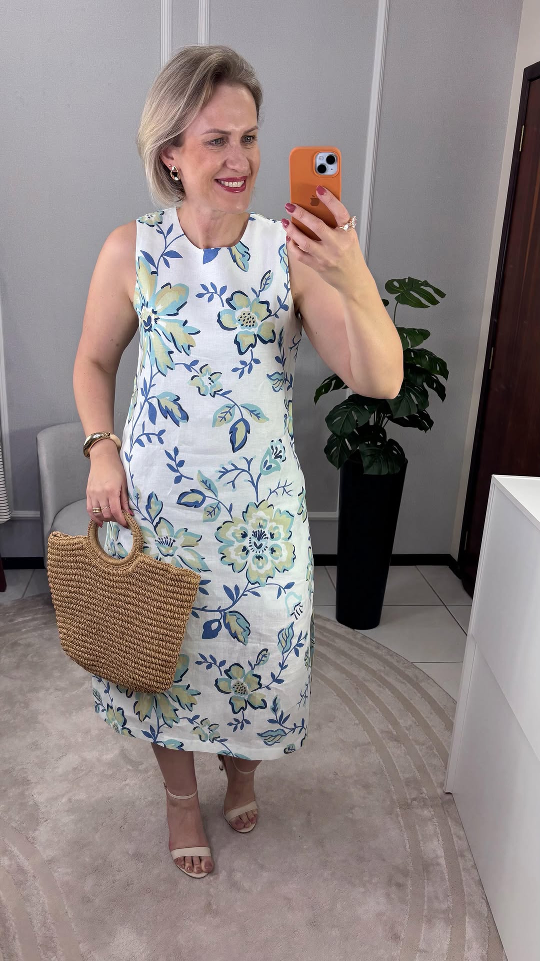 Vestido Suelen - Linho c/ Algodão