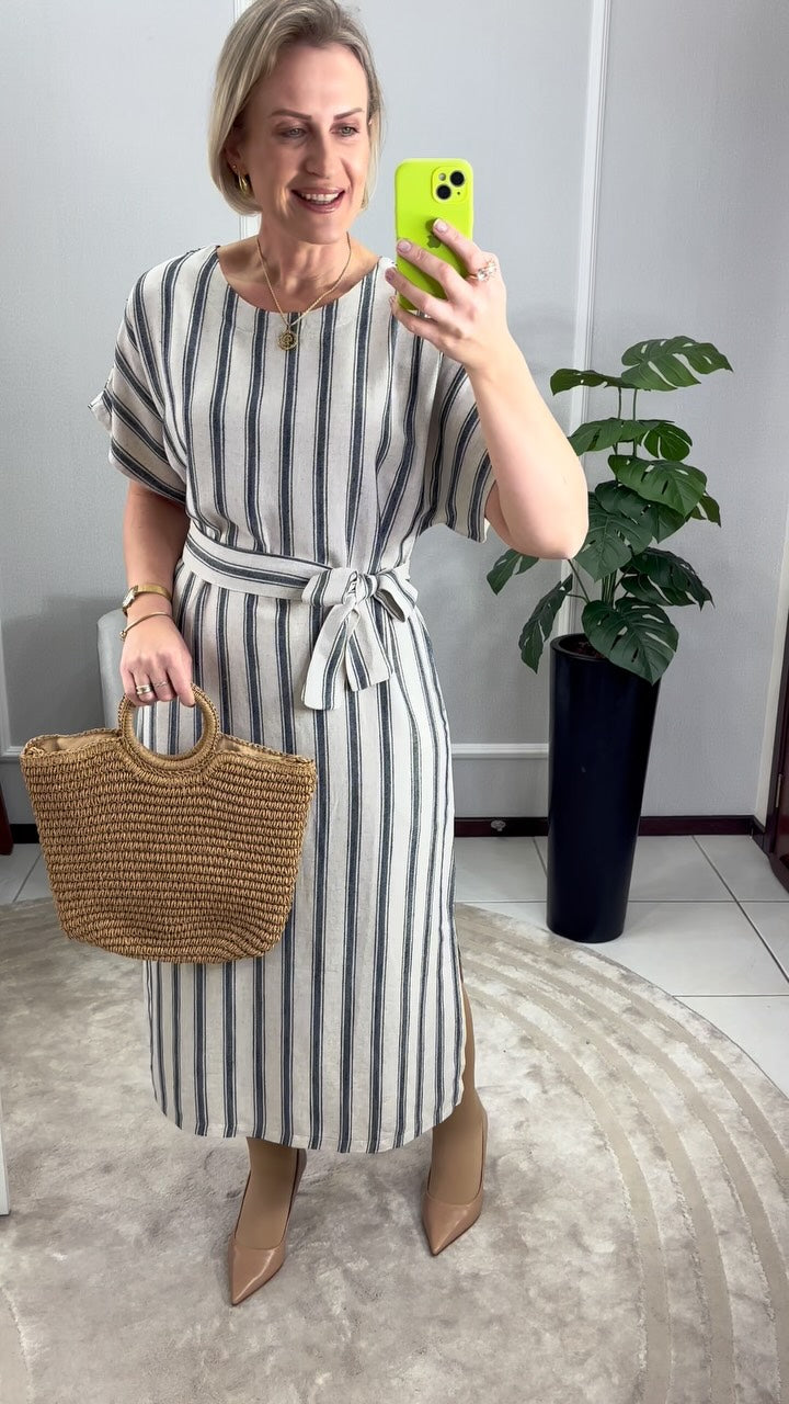 Vestidos Renata - Linho c/ viscose