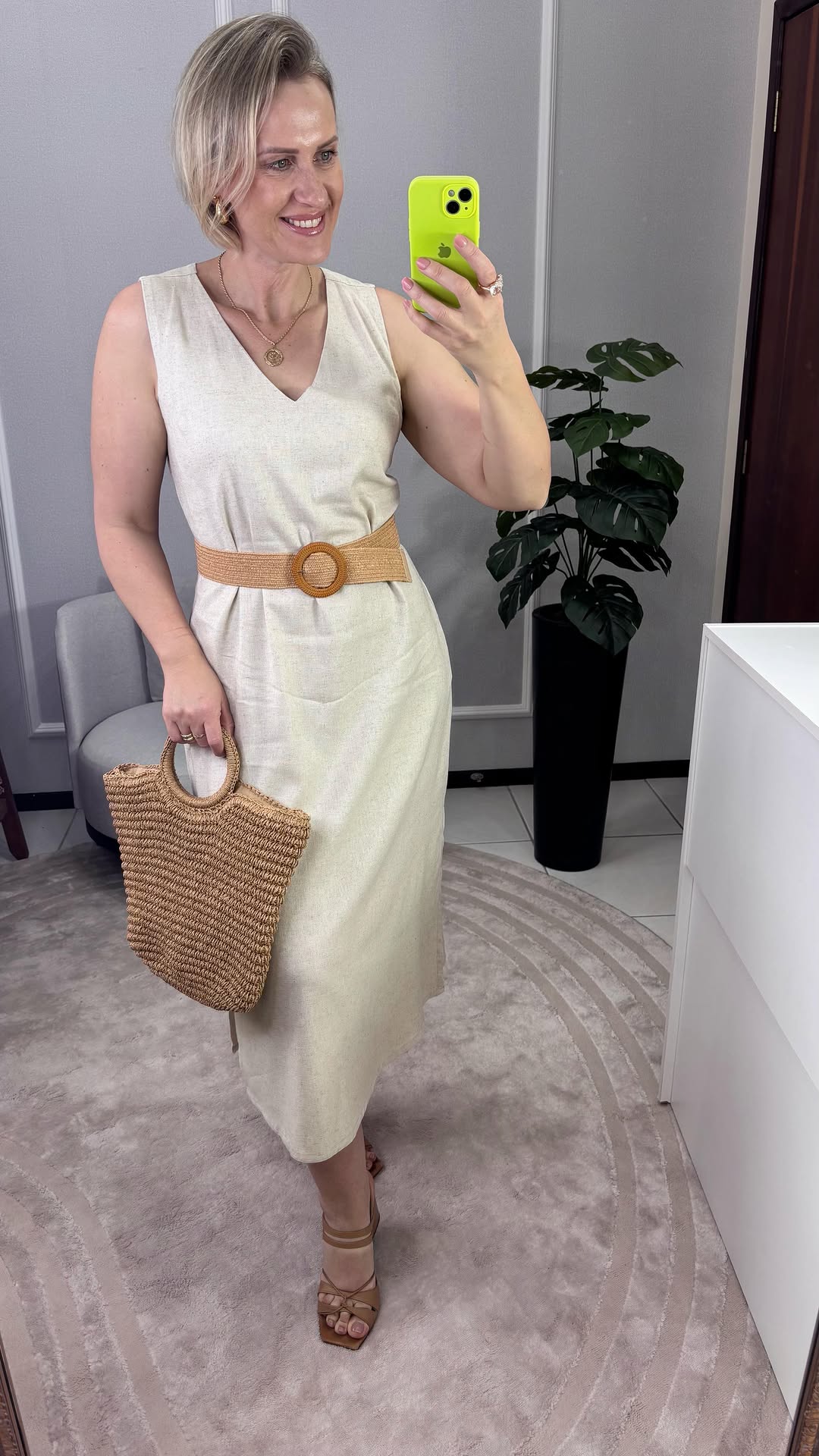 Vestido Stefany - Linho 100%