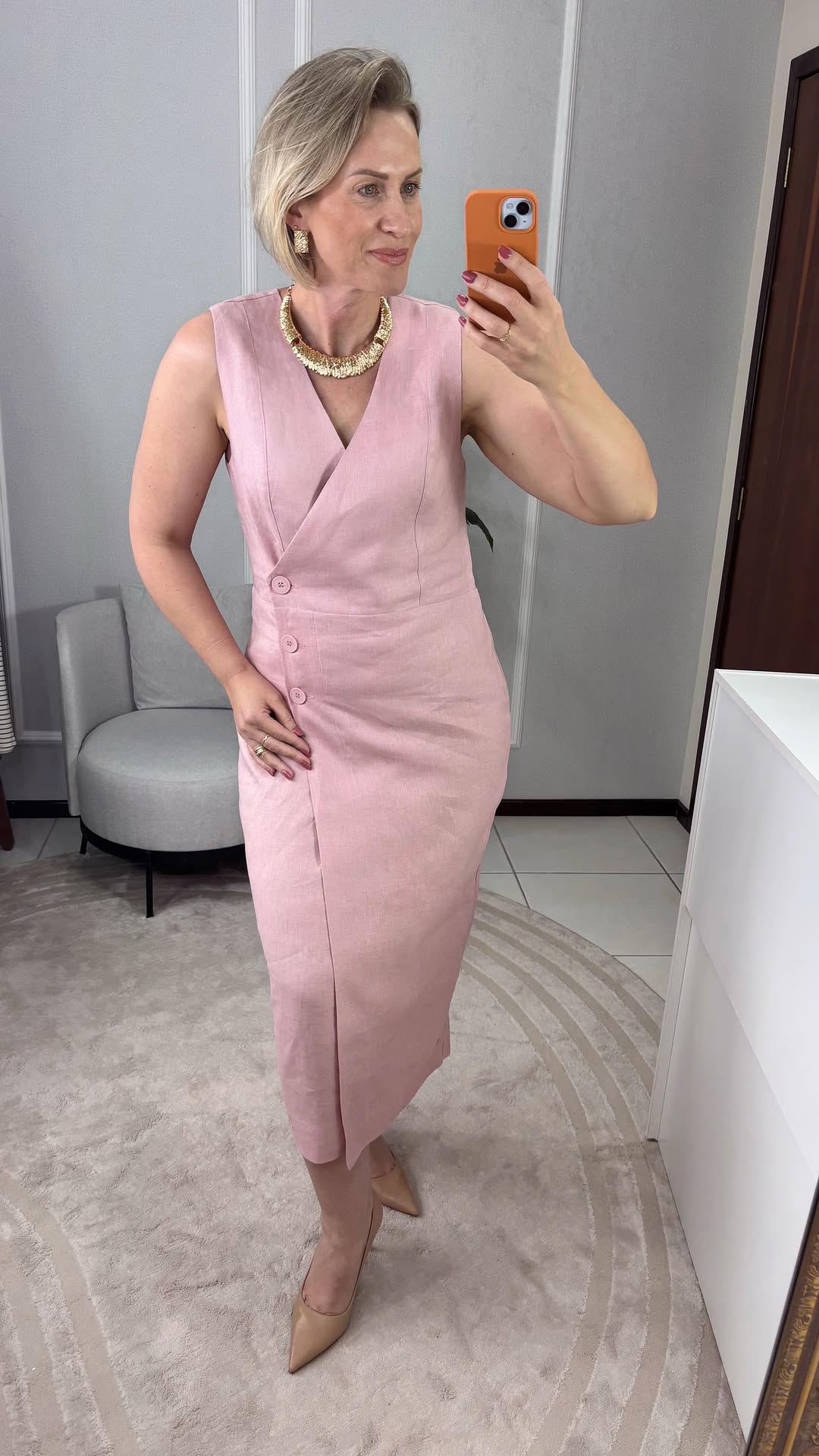 Vestido Catarina - Linho Puro